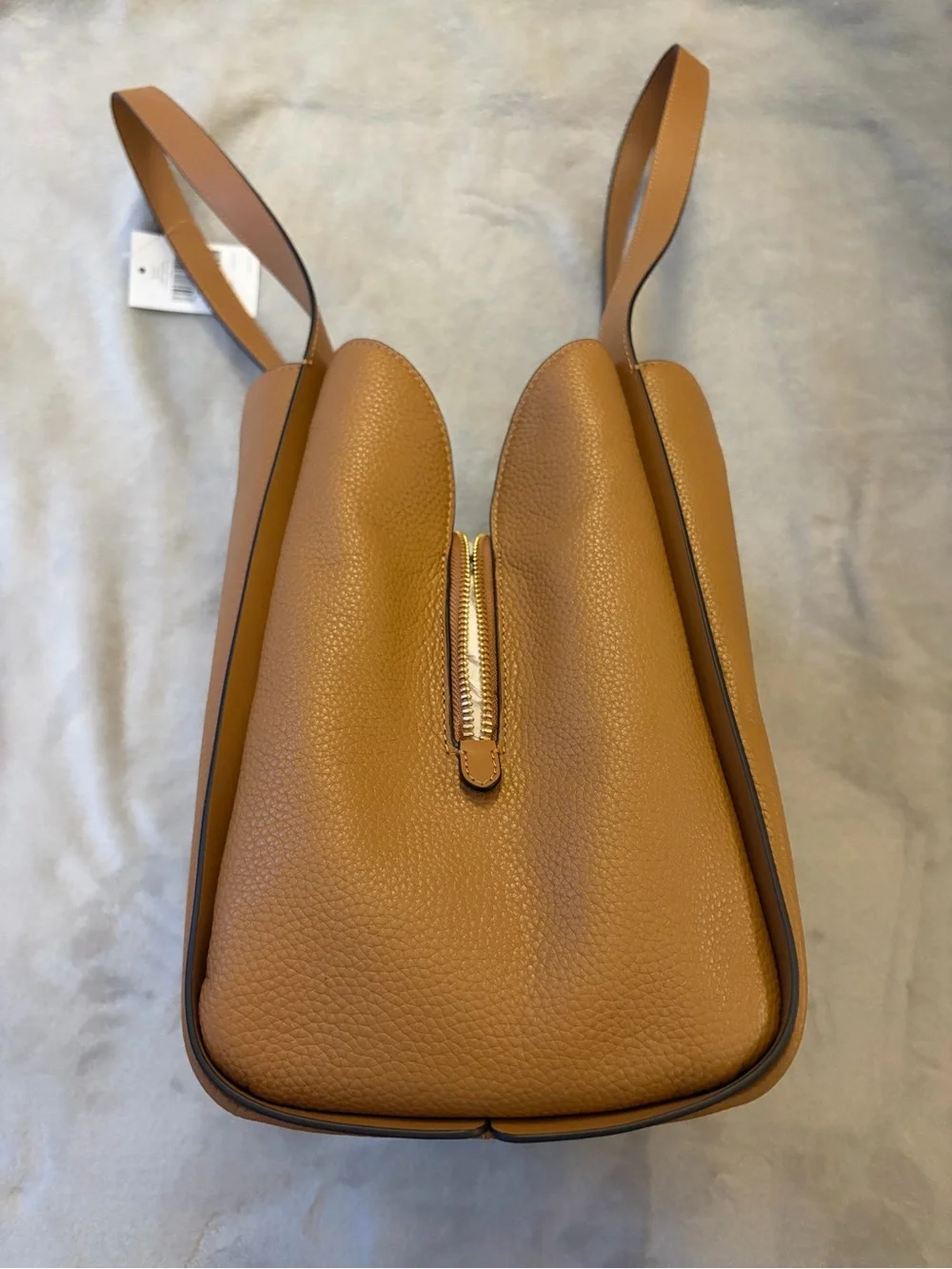 kate spade Cognac Pebbled Leather Shoulder Tote